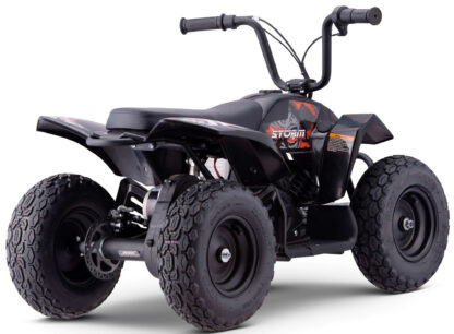 250w Kids Ride On Electric Mini Quad Bike - Black - Image 2