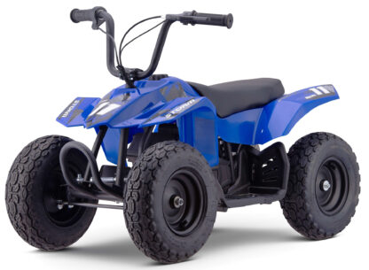 250w Kids Ride On Electric Mini Quad Bike - Blue - Image 2