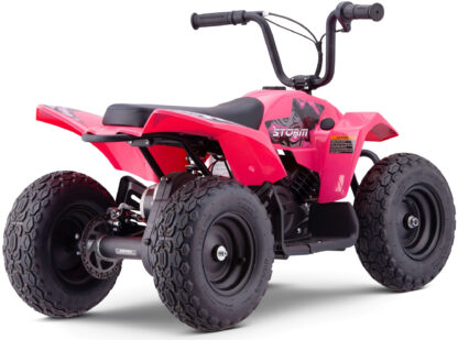 250w Kids Ride On Electric Mini Quad Bike - Pink - Image 2