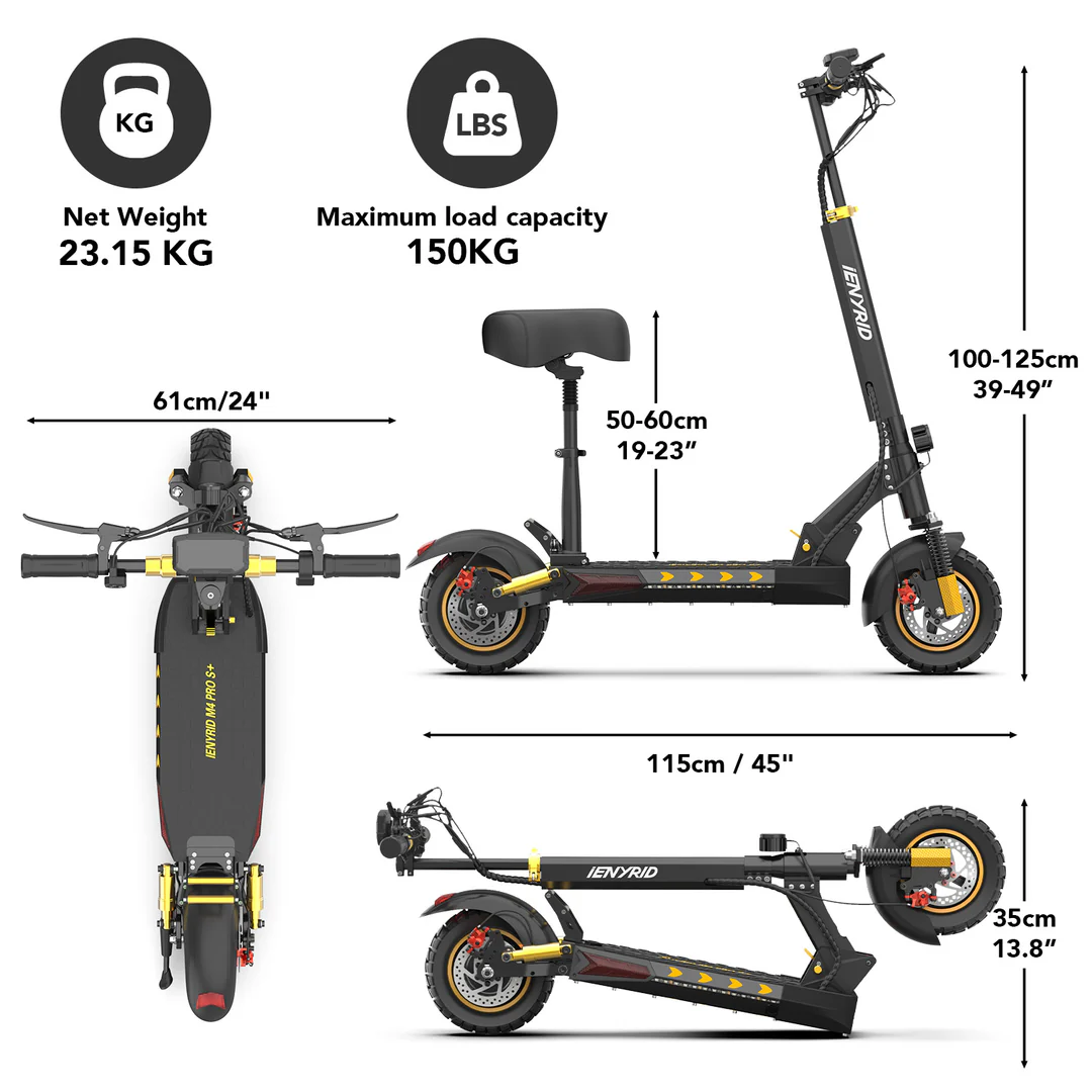iENYRID M4 Pro S+ Electric Scooter - Image 3